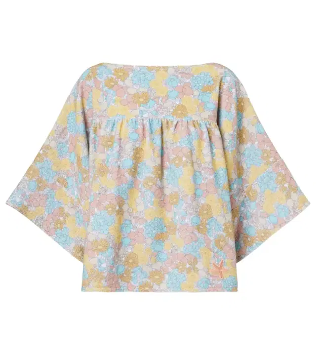 Chloe Chloé Floral gathered cotton top