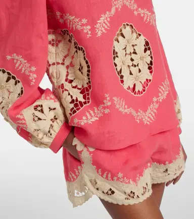 Valentino Embroidered linen shirt | Thumbnail 5 Valentino Embroidered linen shirt | Thumbnail 5