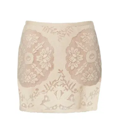 Valentino Floral cotton-blend miniskirt | Thumbnail 1 Valentino Floral cotton-blend miniskirt | Thumbnail 1