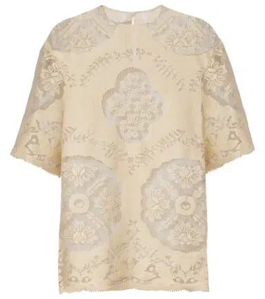 Valentino Floral knitted cotton-blend top | Thumbnail 1 Valentino Floral knitted cotton-blend top | Thumbnail 1