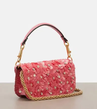 Valentino Garavani Locò Small sequined shoulder bag | Thumbnail 3 Valentino Garavani Locò Small sequined shoulder bag | Thumbnail 3