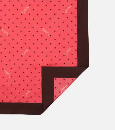 Valentino Printed silk twill scarf | Thumbnail 5