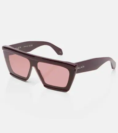 Alaïa Alaïa Lettering Logo flat-top sunglasses | Thumbnail 4