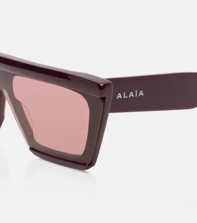 Alaïa Alaïa Lettering Logo flat-top sunglasses | Thumbnail 5