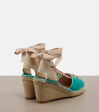 Valentino Garavani Resort suede espadrille wedges | Thumbnail 3