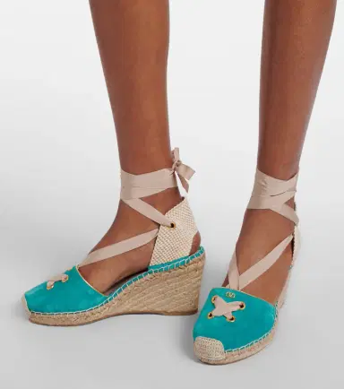 Valentino Garavani Resort suede espadrille wedges | Thumbnail 5