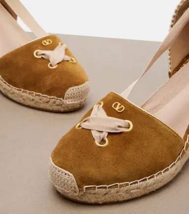 Valentino Garavani Resort suede espadrille wedges | Thumbnail 2