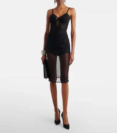 Gianvito Rossi Claudia suede-trimmed lace pumps | Thumbnail 6 Gianvito Rossi Claudia suede-trimmed lace pumps | Thumbnail 6