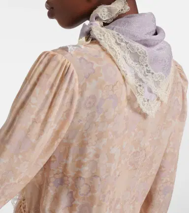Chloé Chloé Printed silk jacquard scarf | Thumbnail 4