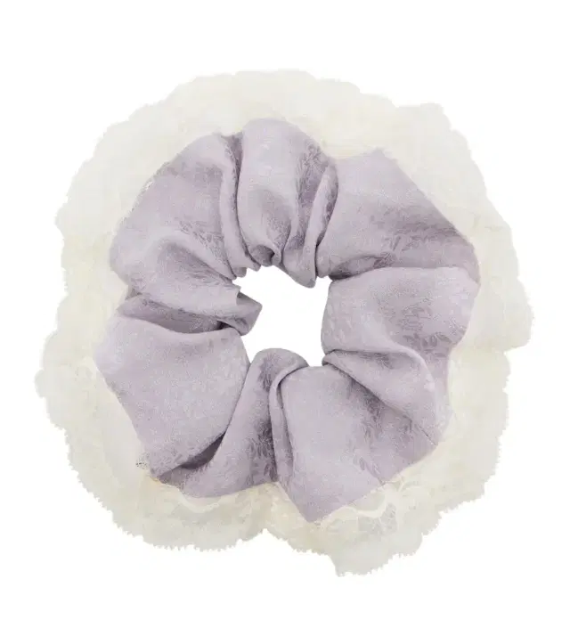 Chloe Chloé Lace-trimmed floral silk jacquard scrunchie
