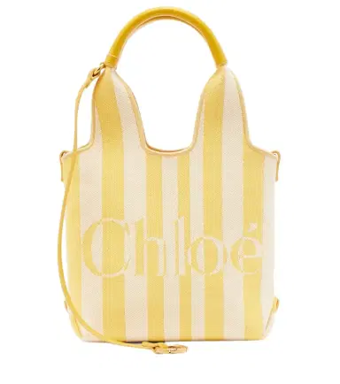 Chloé Chloé Chloé Stripy Mini jacquard top-handle bag | Thumbnail 1 Chloé Chloé Chloé Stripy Mini jacquard top-handle bag | Thumbnail 1