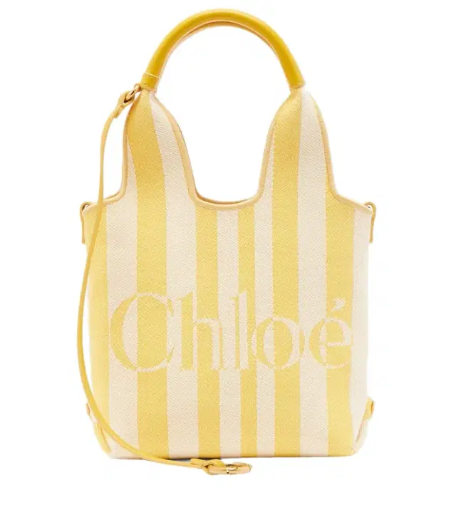 Chloe Chloé Chloé Stripy Mini jacquard top-handle bag