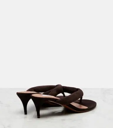 Alaïa Alaïa Suede thong sandals | Thumbnail 4 Alaïa Alaïa Suede thong sandals | Thumbnail 4