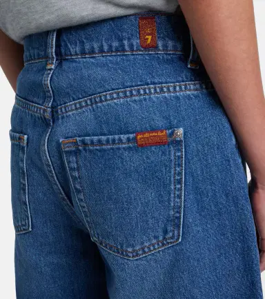 7 For All Mankind Lola distressed denim Bermuda shorts | Thumbnail 3 7 For All Mankind Lola distressed denim Bermuda shorts | Thumbnail 3