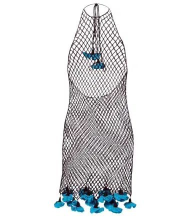 Alaïa Alaïa Floral-appliqué open-knit cotton minidress | Thumbnail 1