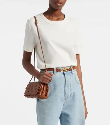 Bottega Veneta Intrecciato cotton jersey T-shirt | Thumbnail 2 Bottega Veneta Intrecciato cotton jersey T-shirt | Thumbnail 2