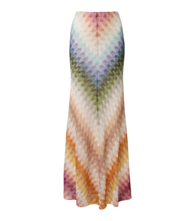 Knitted maxi skirt