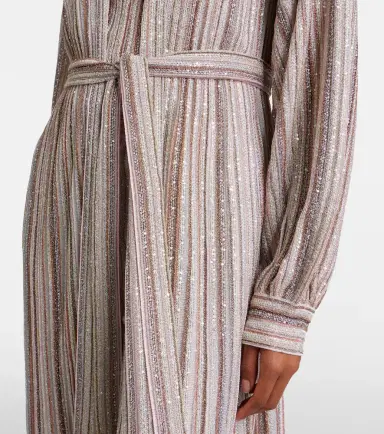 Missoni Striped lamé wrap cardigan | Thumbnail 2