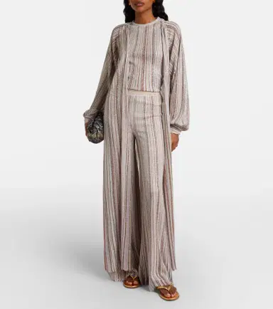 Missoni Striped lamé wrap cardigan | Thumbnail 5