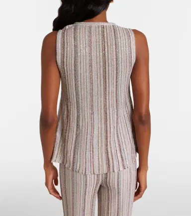 Missoni Sequined striped lamé top | Thumbnail 3