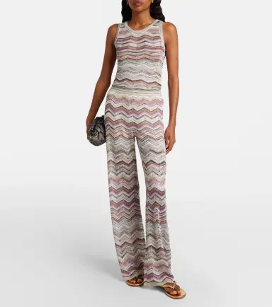 Missoni Zigzag lamé wide-leg pants | Thumbnail 3 Missoni Zigzag lamé wide-leg pants | Thumbnail 3