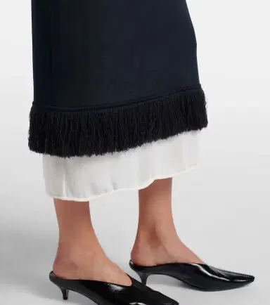 Bottega Veneta Knitted silk midi skirt | Thumbnail 2 Bottega Veneta Knitted silk midi skirt | Thumbnail 2