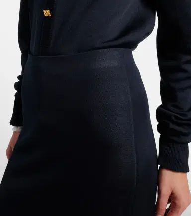 Bottega Veneta Knitted silk midi skirt | Thumbnail 3 Bottega Veneta Knitted silk midi skirt | Thumbnail 3
