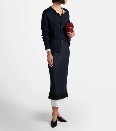 Bottega Veneta Knitted silk midi skirt | Thumbnail 5 Bottega Veneta Knitted silk midi skirt | Thumbnail 5