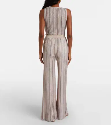 Missoni Sequined striped lamé wide-leg pants | Thumbnail 3 Missoni Sequined striped lamé wide-leg pants | Thumbnail 3