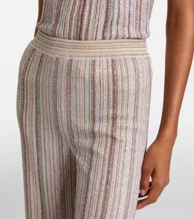 Missoni Sequined striped lamé wide-leg pants | Thumbnail 5 Missoni Sequined striped lamé wide-leg pants | Thumbnail 5