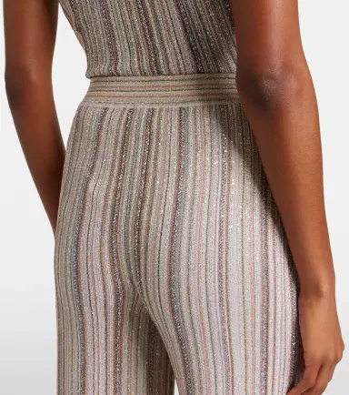 Missoni Sequined striped lamé wide-leg pants | Thumbnail 6 Missoni Sequined striped lamé wide-leg pants | Thumbnail 6