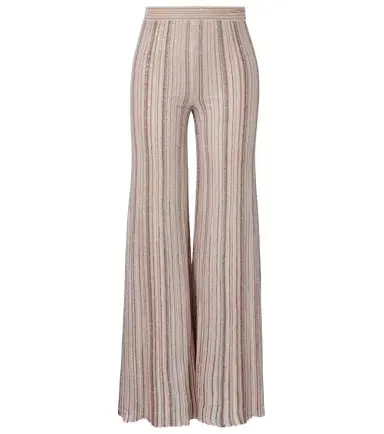Missoni Sequined striped lamé wide-leg pants | Thumbnail 1 Missoni Sequined striped lamé wide-leg pants | Thumbnail 1