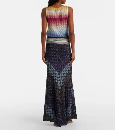 Missoni Knitted lamé maxi skirt | Thumbnail 5