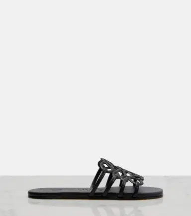 Loewe Paula's Ibiza Petal Anagram leather slides | Thumbnail 2 Loewe Paula's Ibiza Petal Anagram leather slides | Thumbnail 2