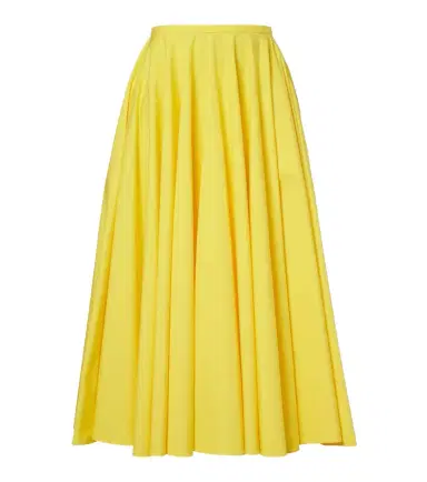 Givenchy Pleated cotton midi skirt | Thumbnail 1