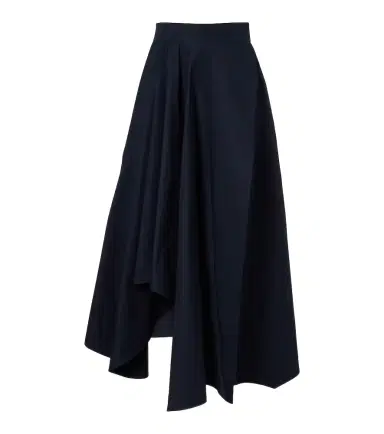 Givenchy Asymmetric cotton poplin maxi skirt | Thumbnail 1