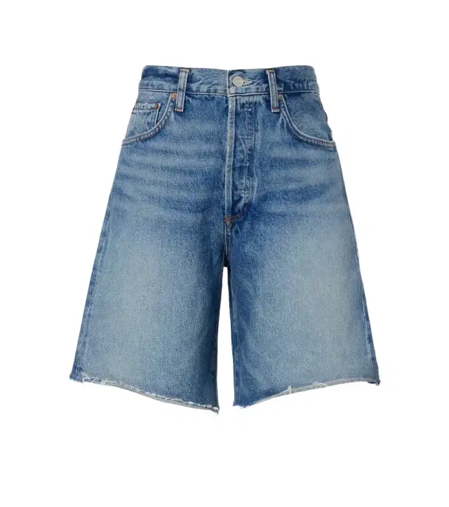 Agolde Indra denim Bermuda shorts