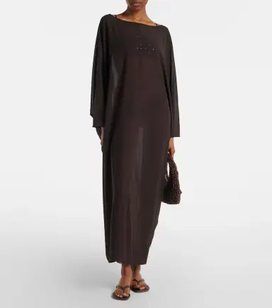 Staud Nour chiffon beach dress | Thumbnail 2