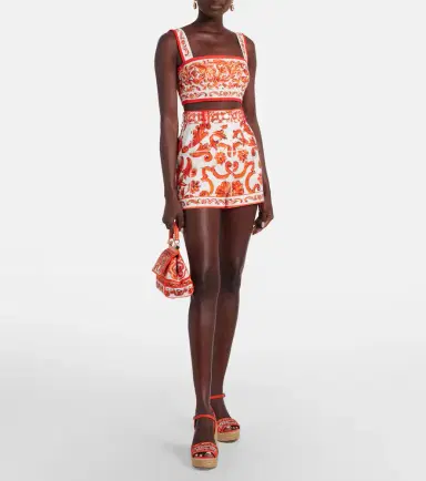 Dolce & Gabbana Majolica printed crop top | Thumbnail 5 Dolce & Gabbana Majolica printed crop top | Thumbnail 5