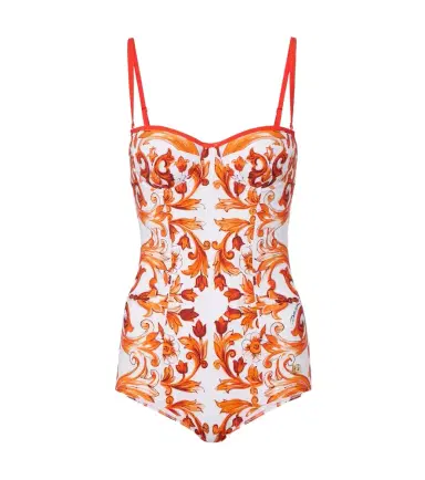 Dolce & Gabbana ajolica swimsuit | Thumbnail 1