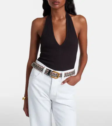 Citizens of Humanity Thea ribbed-knit halterneck top | Thumbnail 2