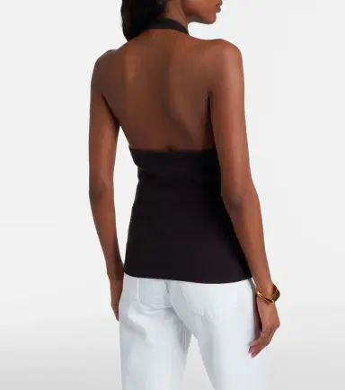 Citizens of Humanity Thea ribbed-knit halterneck top | Thumbnail 5