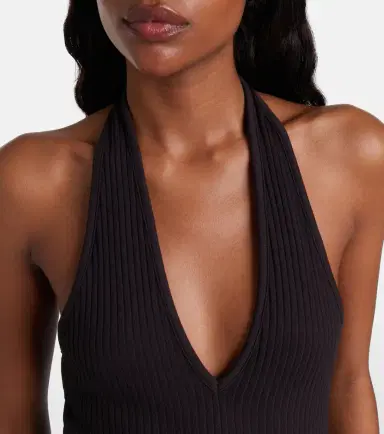 Citizens of Humanity Thea ribbed-knit halterneck top | Thumbnail 6