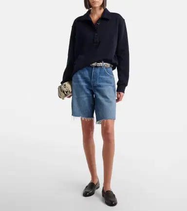 Citizens of Humanity Vintage fleece polo sweater | Thumbnail 6