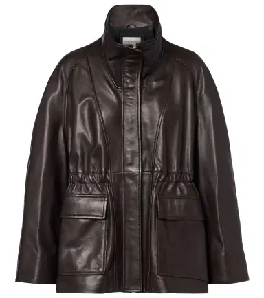 Nour Hammour Quai leather jacket | Thumbnail 1 Nour Hammour Quai leather jacket | Thumbnail 1