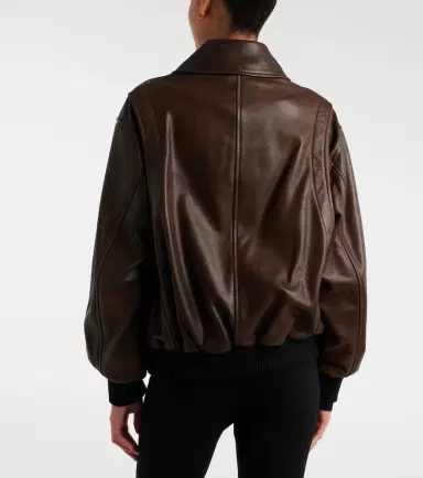Nour Hammour Anton leather blouson jacket | Thumbnail 6