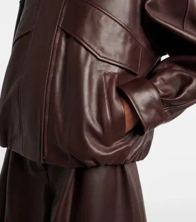 Nour Hammour Roland leather bomber jacket | Thumbnail 6 Nour Hammour Roland leather bomber jacket | Thumbnail 6