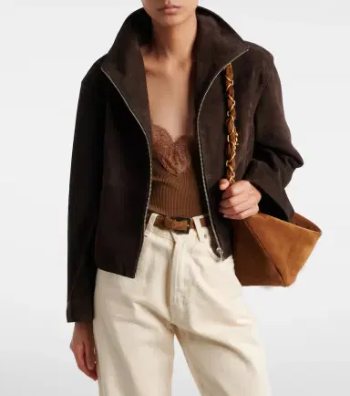 Nour Hammour Etienne suede jacket | Thumbnail 6
