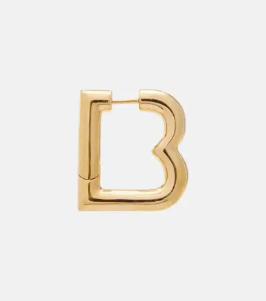 Balenciaga Eisa B hoop earrings | Thumbnail 3 Balenciaga Eisa B hoop earrings | Thumbnail 3