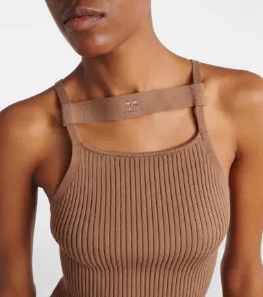 Courrèges Courrèges Ribbed-knit tank top | Thumbnail 5 Courrèges Courrèges Ribbed-knit tank top | Thumbnail 5
